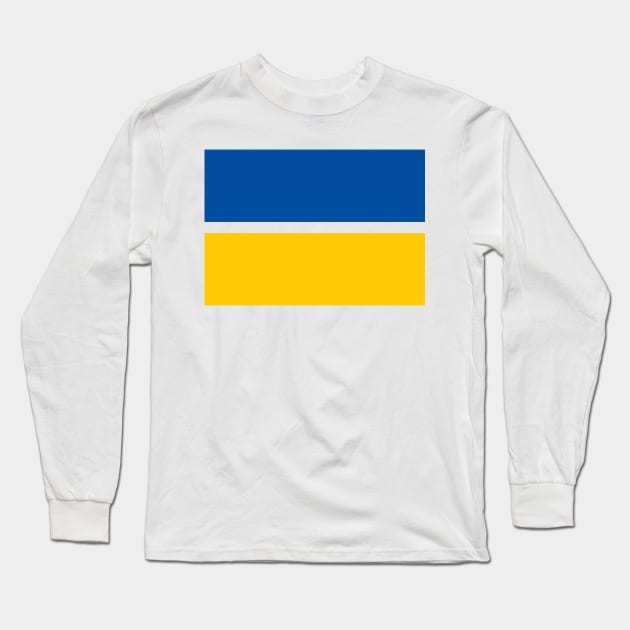 Everton Blue Yellow Bands Long Sleeve T-Shirt by Culture-Factory